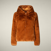 Damen-Wendejacke Laila in Caramel Brown | Save The Duck