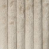 Veste pour femme réversible modèle Este en fourrure Animal Free beige pluvieux | Save The Duck