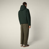 Giacca reversibile uomo Ezra in verde scuro | Save The Duck