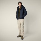 Giacca uomo Ezra in blu nero | Save The Duck