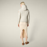 Piumino animal free con cappuccio donna Daisy Beige chiaro - Icons Donna | Save The Duck