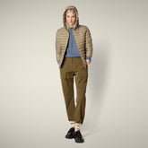 Piumino animal free con cappuccio donna Daisy Grigio elefante - Icons Donna | Save The Duck