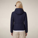 Piumino con cappuccio donna Daisy blu navy | Save The Duck