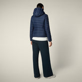 Piumino animal free con cappuccio donna Daisy blu navy - Icons Donna | Save The Duck