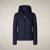 Piumino con cappuccio donna Daisy blu navy | Save The Duck
