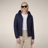 Piumino con cappuccio donna Daisy blu navy | Save The Duck