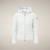 Women's Puffer Jacket Daisy in Off White - Preview FW26 Woman | Save The Duck