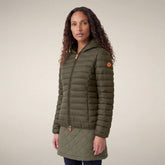 Women's Puffer Jacket Daisy in Land Green | Save The Duck