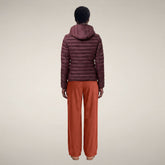 Women's Puffer Jacket Daisy in Burgundy Black - Preview FW26 Woman | Save The Duck