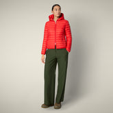 Piumino donna animal-free Daisy rosso vivo | Save The Duck