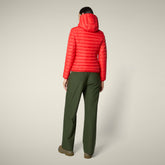 Piumino donna animal-free Daisy rosso vivo | Save The Duck