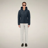 Women's Puffer Jacket Daisy in Blue Black - Preview FW26 Woman | Save The Duck
