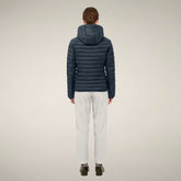 Women's Puffer Jacket Daisy in Blue Black - Preview FW26 Woman | Save The Duck