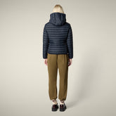 Piumino donna animal-free Daisy blu nero - Icons Donna | Save The Duck