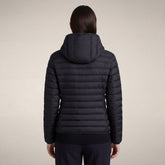 Piumino donna Daisy blu nero | Save The Duck