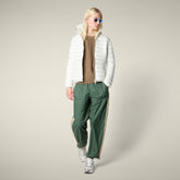 Piumino donna animal-free Alexis bianco panna - Icons Donna | Save The Duck