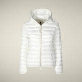 Piumino donna animal-free Alexis bianco panna - Icons Donna | Save The Duck