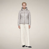 Women's Puffer Jacket Alexis in Rainy Beige - Women's Animal-Free Puffer jackets | Save The Duck
