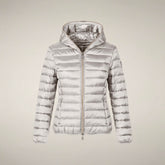 Women's Puffer Jacket Alexis in Rainy Beige - Women's Animal-Free Puffer jackets | Save The Duck