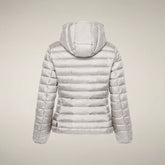 Women's Puffer Jacket Alexis in Rainy Beige - Women's Animal-Free Puffer jackets | Save The Duck
