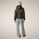 Women's Puffer Jacket Alexis in Pine Green - Preview FW26 Woman | Save The Duck