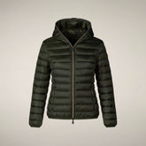 Women's Puffer Jacket Alexis in Pine Green - Preview FW26 Woman | Save The Duck