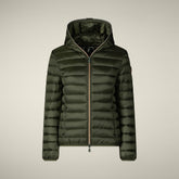 Piumino donna animal-free Alexis verde bosco - Icons Donna | Save The Duck