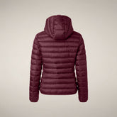 Damen-Steppjacke Alexis in Weinrot | Save The Duck