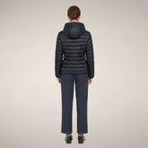 Damen-Steppjacke Alexis in Blau-Schwarz | Save The Duck