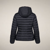 Damen-Steppjacke Alexis in Blau-Schwarz | Save The Duck