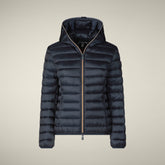 Piumino donna animal-free Alexis blu nero | Save The Duck