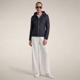 Piumino donna Alexa blu nero | Save The Duck