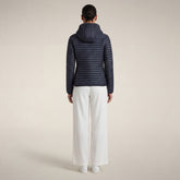 Piumino donna Alexa blu nero | Save The Duck