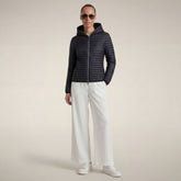 Piumino donna Alexa blu nero | Save The Duck