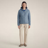 Piumino donna Alexa azzurro polvere | Save The Duck