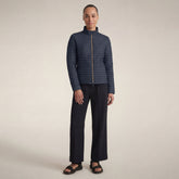 Women's Puffer Jacket Andreina in Blue Black | Save The Duck