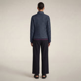 Women's Puffer Jacket Andreina in Blue Black | Save The Duck