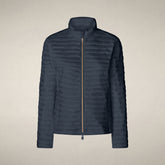 Women's Puffer Jacket Andreina in Blue Black | Save The Duck