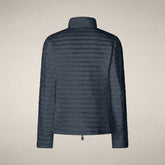 Women's Puffer Jacket Andreina in Blue Black | Save The Duck