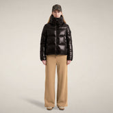 Women's Puffer Jacket Isla in Black - Preview FW26 Woman | Save The Duck