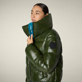 Piumino donna animal-free Isla verde bosco - Icons Donna | Save The Duck