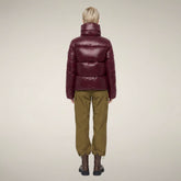 Women's Puffer Jacket Isla in Wine Red | Save The Duck