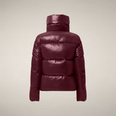 Women's Puffer Jacket Isla in Wine Red | Save The Duck
