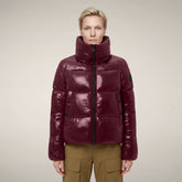 Women's Puffer Jacket Isla in Wine Red | Save The Duck