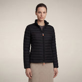 Women's puffer jacket Carly in black | Save The Duck