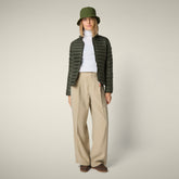 Piumino donna animal-free Carly verde terra - Icons Donna | Save The Duck