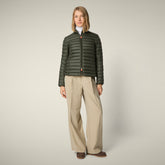 Piumino donna animal-free Carly verde terra - Icons Donna | Save The Duck