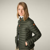 Piumino donna animal-free Carly verde terra - Icons Donna | Save The Duck