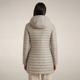 Damen-Steppmantel Bryanna in Rainy Beige | Save The Duck