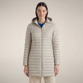 Damen-Steppmantel Bryanna in Rainy Beige | Save The Duck